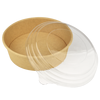 Крышка для салатника крафт D-154мм 550мл 50шт