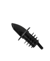 Гейзер пластиковий чорний 15мм