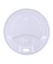 Кришка для паперових стаканів F-90 біла 50шт, Матеріал: Пластик, Діаметр кришки, мм: 90, Колір кришки: Білий, Інд. упаковка: Ні