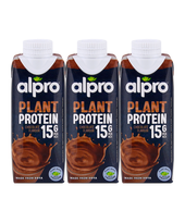 Набор Alpro Plant Protein молоко соевое с протеином Шоколадное 3% 750мл 3шт