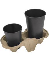 Холдер для стаканів на 2 секції крафт 220шт