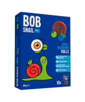 Цукерки Bob Snail Яблуко-чорниця 10г 10шт