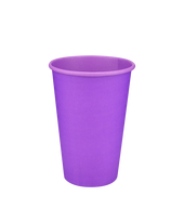 Стакан бумажный 340мл однослойный Lavanda Cup 50шт, Размер стакана: 340, Цвет стакана: Фиолетовый, Материал: Картон