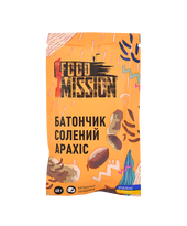 Батончик Food Mission Солоний Арахіс 40г