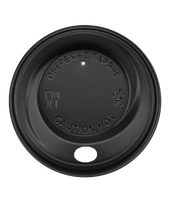 Кришка для паперових стаканів PS-90 чорна 100шт