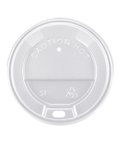 Кришка для паперових стаканів ST-90 біла 50шт