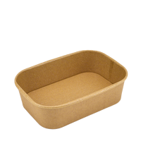 Контейнер овальний крафт 170х120х45мм 500мл 50шт