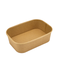 Контейнер овальний крафт 170х120х50мм 650мл 50шт