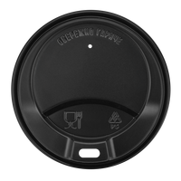 Крышка для бумажных стаканов KB-79 черная 50шт