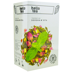 Чай травяной Зеленая мята Hello Tea 20шт х 2г