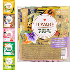 Чай зеленый Ассорти LOVARE 50шт х 1,5г