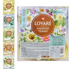 Чай травяной купаж Ассорти LOVARE 50шт х 2г