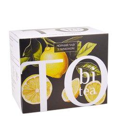Чай черный с лимоном TOBI 20шт х 2,5г