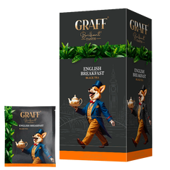 Чай черный байховый English Breakfas Graff 20шт х 2г