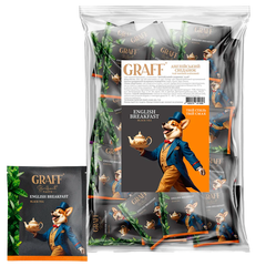Чай черный байховый Еnglish breakfast Graff 50шт х 2г