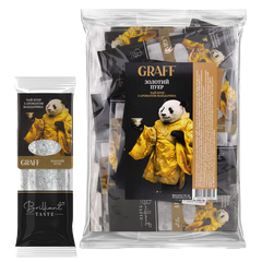 Чай пуер Gold Puer с ароматом мандарина Graff 50шт х 2г
