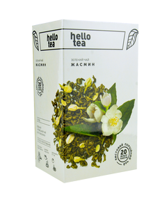 Чай зеленый Hello Tea Jasmine Dream - Жасмин, фильтр-пак 20шт