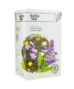 Чай чорний Hello Tea Thyme Lavender - Чебрець-лаванда, фільтр-пак 20шт