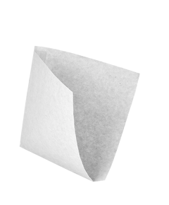 Бумажный пакет уголок белый 140х140 мм (1389)