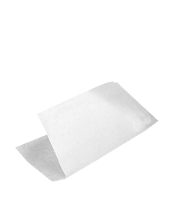Паперовий пакет куточок білий жиростійкий 200х85 мм (525)