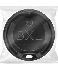 Кришка в інд. упаковці для паперових стаканів BXL-90 чорна 50шт, Матеріал: Пластик, Діаметр кришки, мм: 90, Колір кришки: Чорний, Інд. упаковка: Так