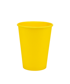 Стакан бумажный 400мл однослойный YELLOW SUBMARINE 50шт, Размер стакана: 400, Цвет стакана: Желтый