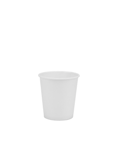 Стакан паперовий 110мл одношаровий білий 50шт, Розмір стакана: 110, Колір стакана: Білий, Матеріал: Картон