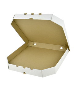 Коробка для пиццы белая 320х320х35мм