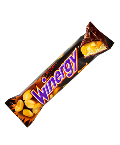 Батончик WØnergy з карамеллю, нугою і арахісом в молочному шоколаді 30 гр 1ящ/24шт
