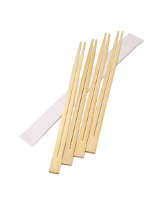Палочки для суши сдвоенные в белой упаковке 230х4,2мм 100шт
