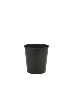 Стакан паперовий 110мл одношаровий Black Edition 50шт, Розмір стакана: 110, Колір стакана: Чорний, Матеріал: Картон