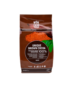 Какао порошок WOW CACAO Unique Brown 100% 1кг