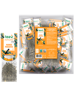 Чай зелений Mango Paradise Tea Moments 50шт х 2,4г