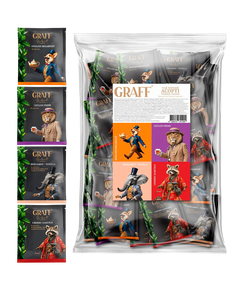 Чай чорний байховий Assorted tea flavors асорті Graff 48шт х 1.75г
