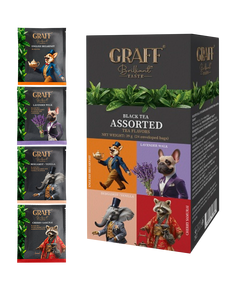 Чай чорний байховий Assorted tea flavors асcорти Graff 24шт