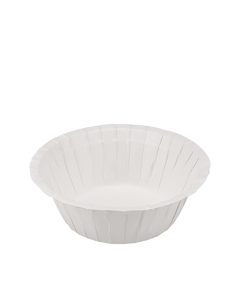 Тарілка картонна глибока біла ламінована 155х55мм 25шт