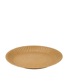 Тарілка картонна крафт ламінована 180мм 50шт