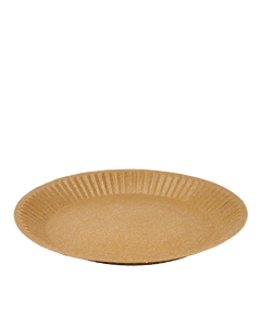 Тарілка картонна крафт ламінована 200мм 50шт