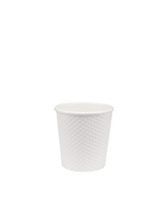 Стакан паперовий 110мл двошаровий White Sensitive 25шт, Розмір стакана: 110, Колір стакана: Білий, Матеріал: Картон