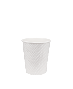 Стакан паперовий 185мл двошаровий White Sensitive 25шт, Розмір стакана: 185, Колір стакана: Білий, Матеріал: Картон