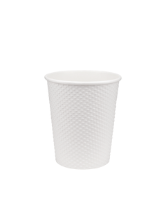 Стакан паперовий 270мл двошаровий White Sensitive 25шт, Розмір стакана: 270, Колір стакана: Білий, Матеріал: Картон
