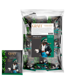 Чай зеленый байховый Sweet hugs с ароматом османтуса Graff 50шт х 1.5г