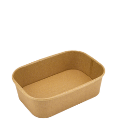 Контейнер овальний крафт 170х120х50мм 650мл 50шт