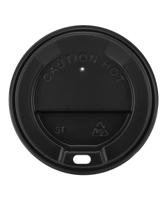 Крышка для бумажных стаканов ST-72 черная 50шт