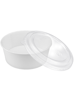Кришка для салатника білого D-185мм 1300мл 50шт