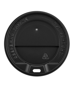 Крышка для бумажных стаканов M-90 черная 50шт, Материал: Пластик, Диаметр крышки, мм: 90, Цвет крышки: Черный, Инд. упаковка: Нет