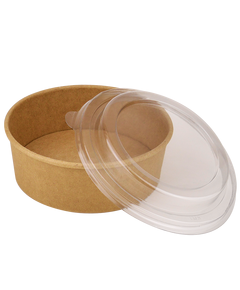 Кришка для салатника крафт D-144 мм 550/750 мл 50 шт