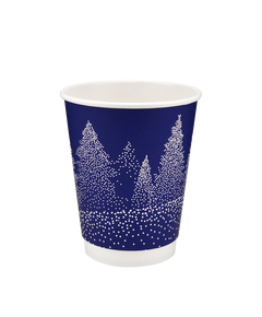 Стакан бумажный 400мл двухслойный SNOWME 25шт, Размер стакана: 400, Цвет стакана: С рисунком, Материал: Картон