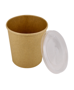 Кришка для супника крафт D-97мм 450мл 50шт