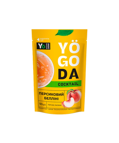 Концентрат YOGODA Коктейль Персиковий Белліні 50 г порційний фруктовий напій Ph HoReCa